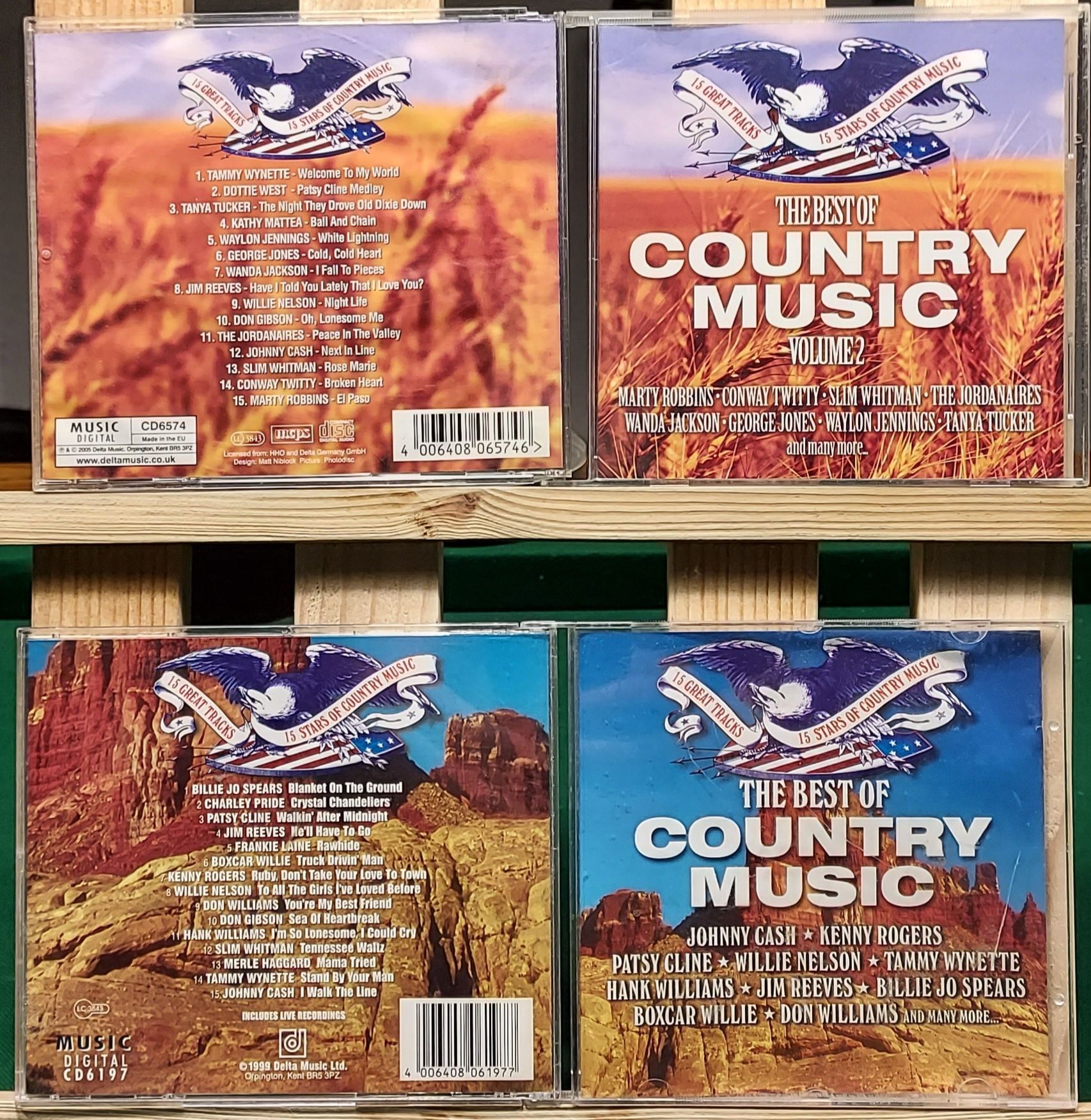 Płyty CD - country - skladanki