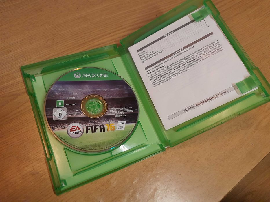 Fifa 16 Xbox One, polska wersja,