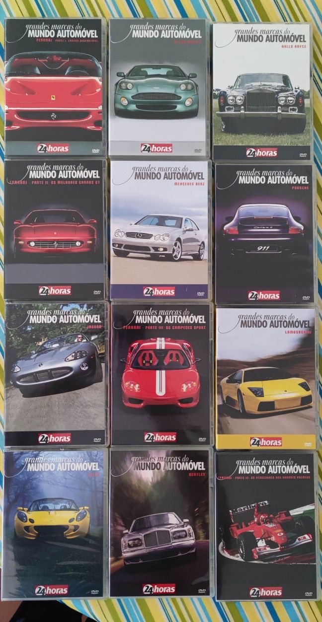 Coleção de DVD's Marcas de automóveis