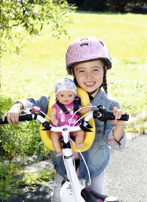 Велокресло для куклы Baby Born 830048 Bicycle Seat Yellow