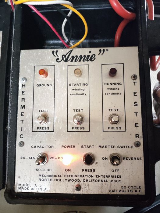 Аналізатор герметичних компресорів холодильних систем Annie A-2 USA