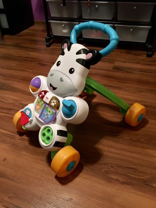 FISHER PRICE Interaktywny Chodzik Zebra