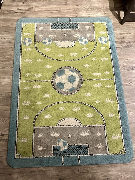 Dywan dziecięcy boisko piłkarskie