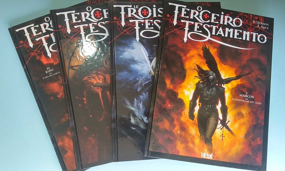 O TERCEIRO TESTAMENTO - Volumes 1 a 4, COMPLETO em PT e FR capa dura