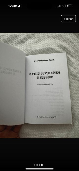 Livro juvenil - o nome deste livro é segredo