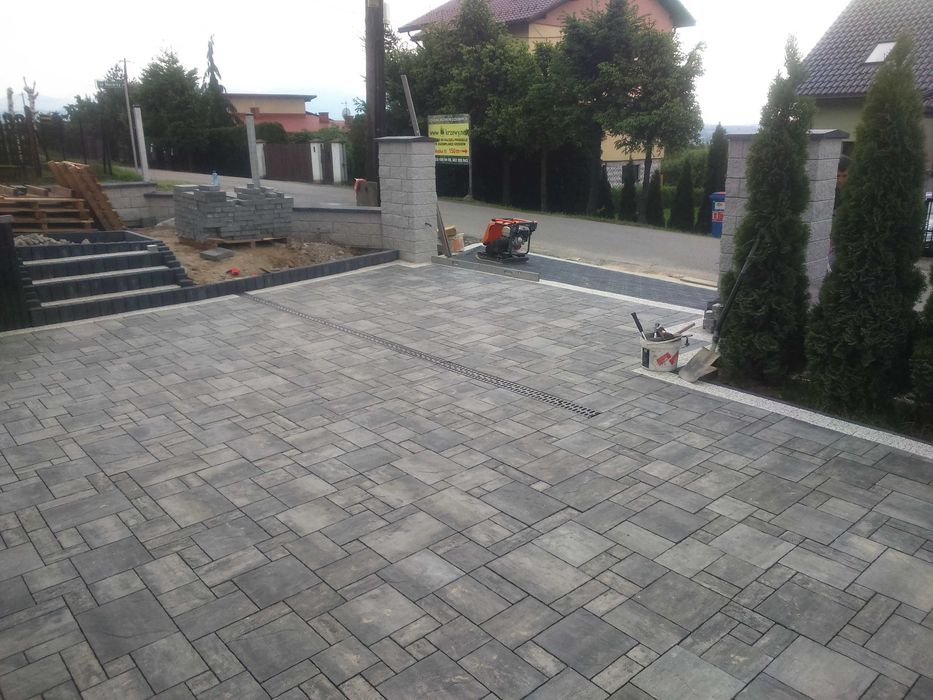 Kostka brukowa- układanie