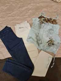 Одяг S/36 джинси, юбка, майка, плаття, кофти, гетри