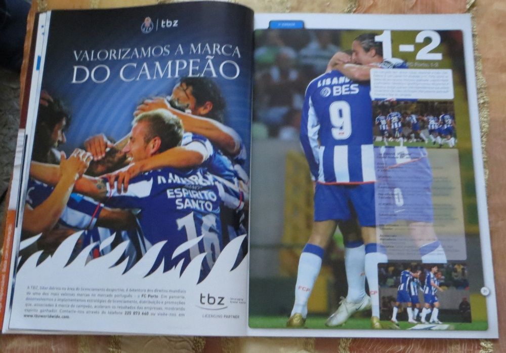 Revista Dragões Hóquei Patins - Filipe Santos 20 anos 14 Campeonatos,