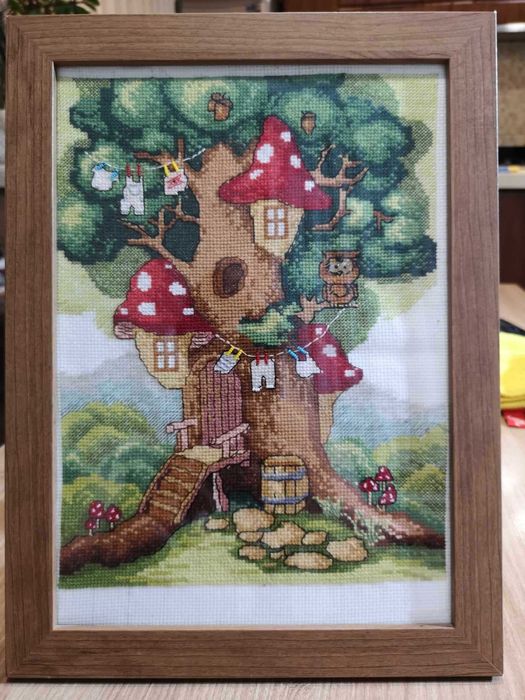 Obraz haftowany 34x25 cm