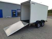 Brenderup Cargo 7350 TBR rampa 350x155x185 cm  2500 kg kontener, dwie osie, mocny solidny