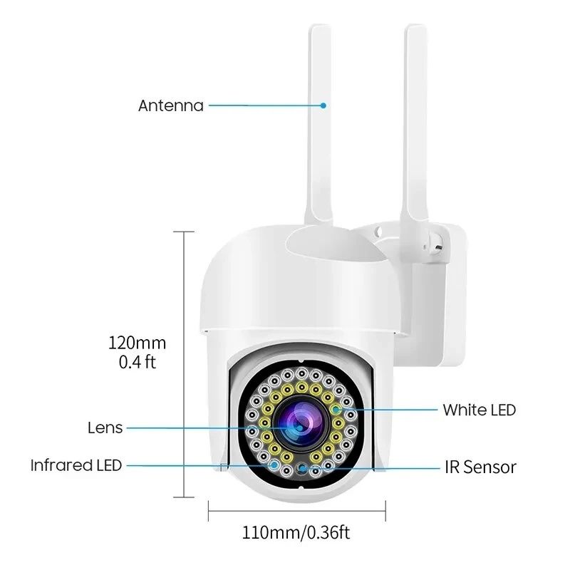 Câmera videovigilância WiFi