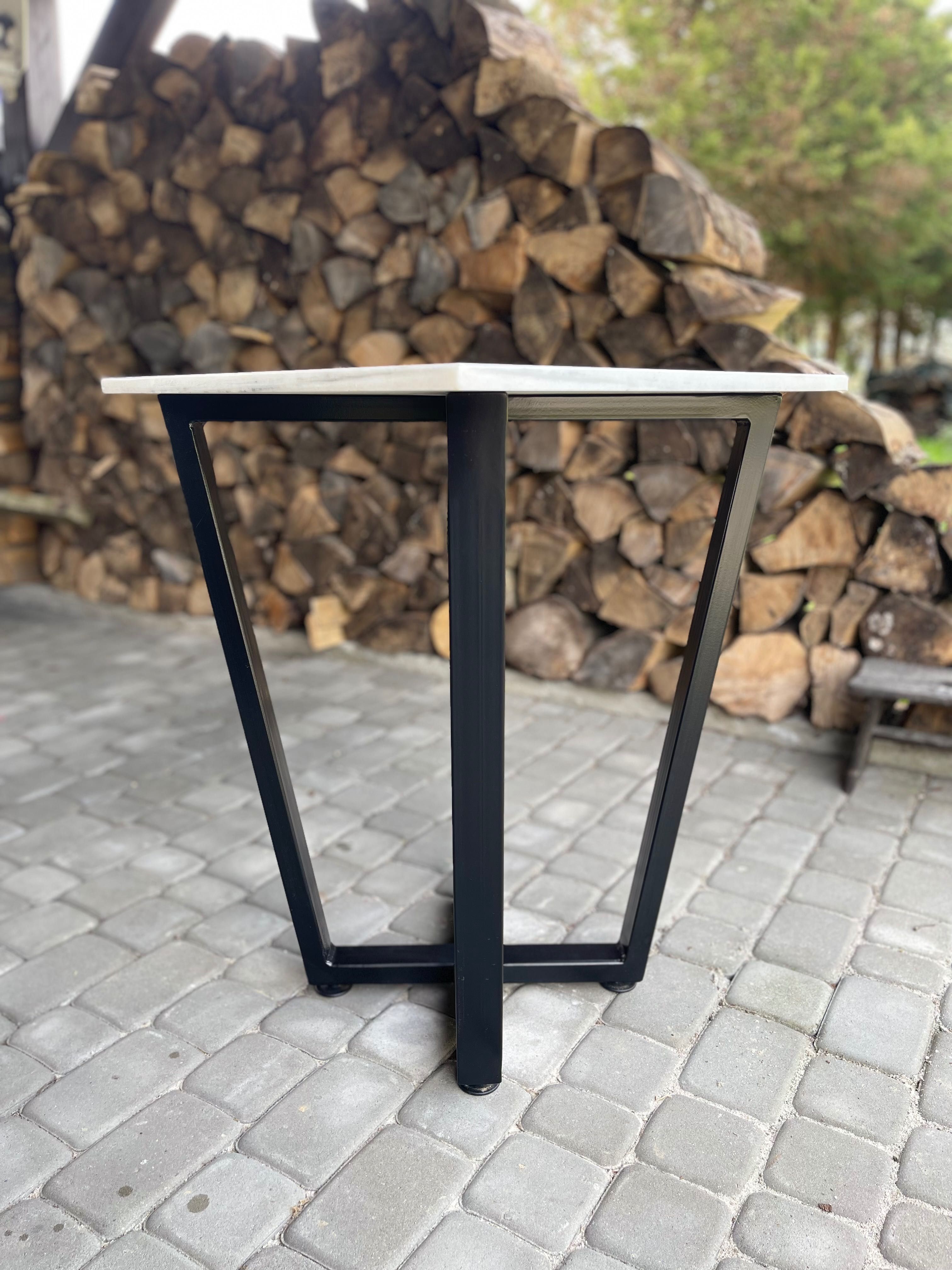 Stolik kawowy blat marmur 60x60cm