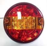 LAMPA TYŁ TYLNA DIODOWA LEDOWA 6V 12V 24V TIR 14cm