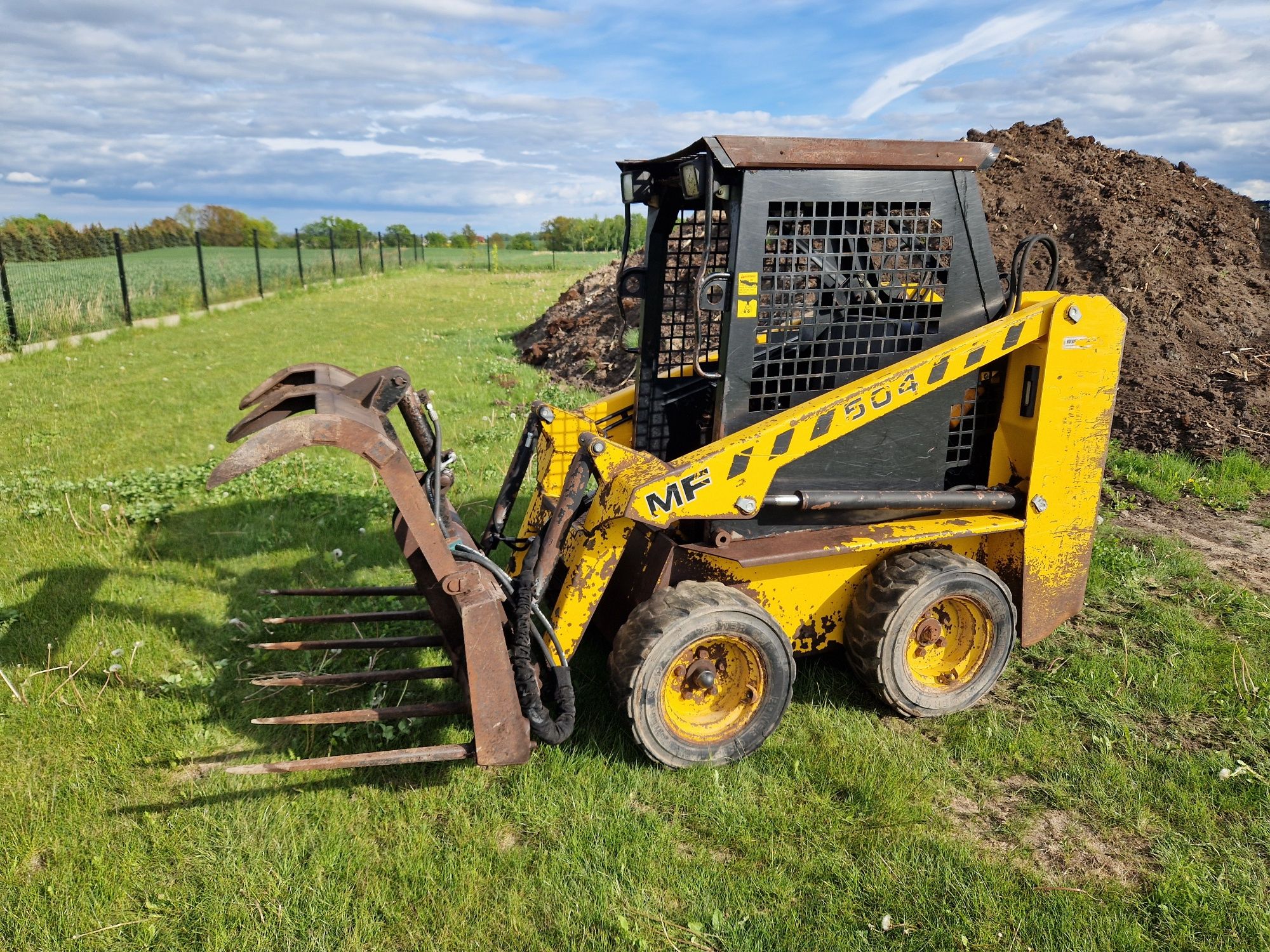 Miniładowarka Bobcat MF 504 krokodyl sterowanie joystickiem