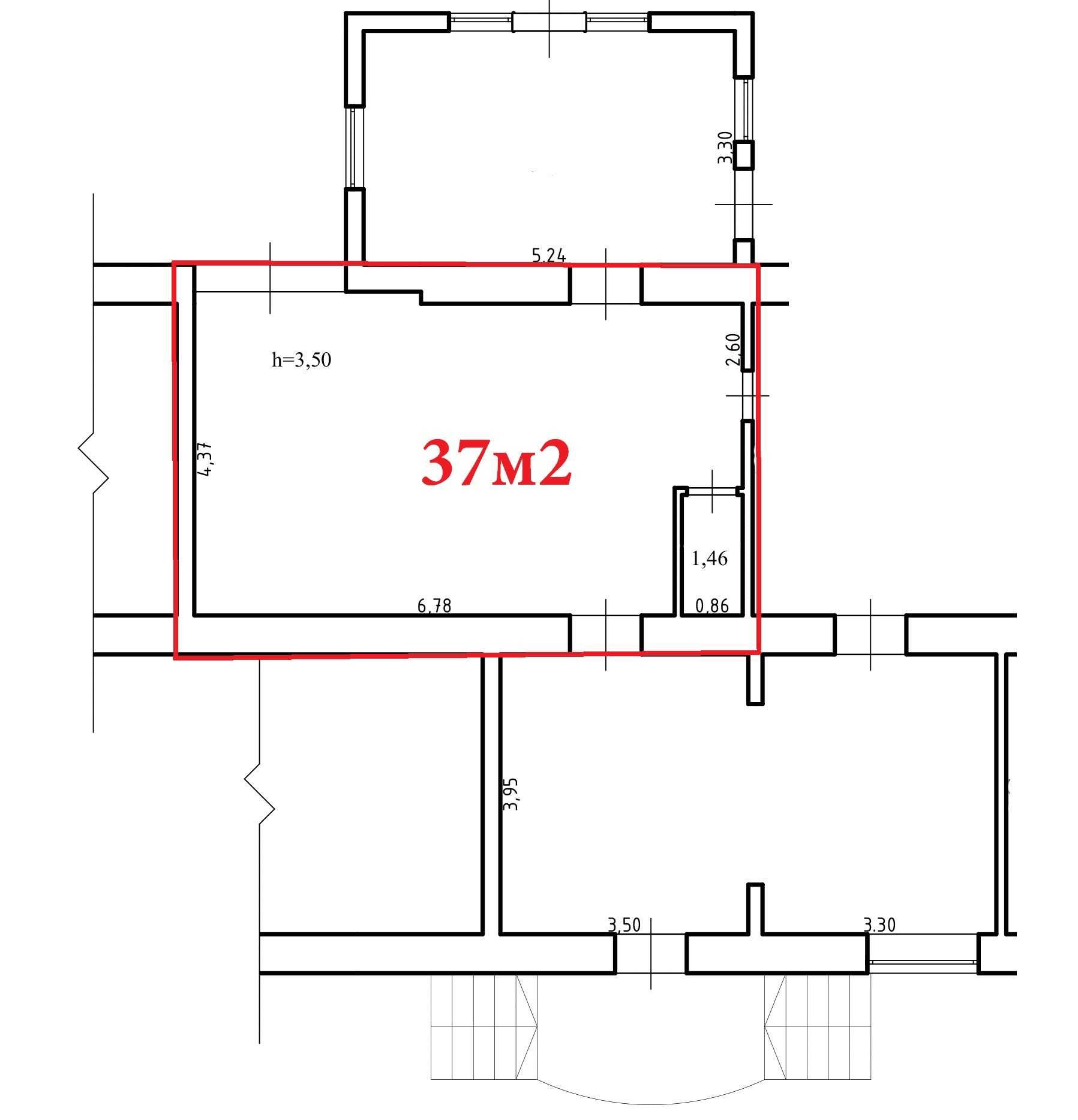 Дрогобич центр, оренда нежитлового приміщення, 37 м.кв.