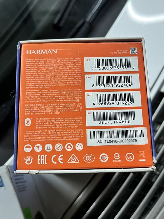 Glosnik JBL Flip 4 niebieski