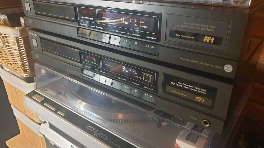 Technics niezawodne  CD SL P 110 i SL P 210 - top  stan