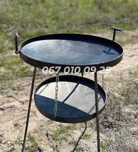 Довговічна сковорода 50 см з диска + платформа для вогню "садж"