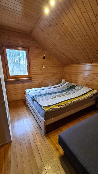 Dom nad jeziorem własna plaża pomost łódka