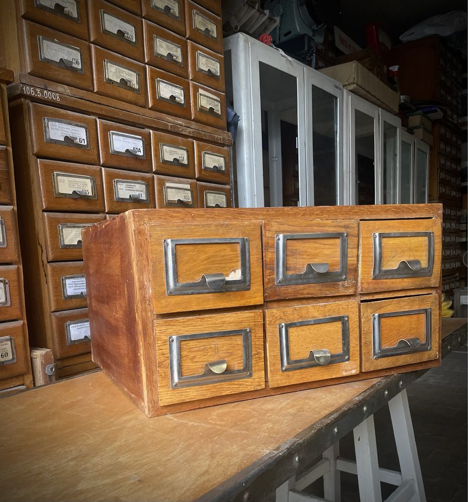Картотеки Архивные шкафчики винтажные картотеки Loft Vintage Disagne