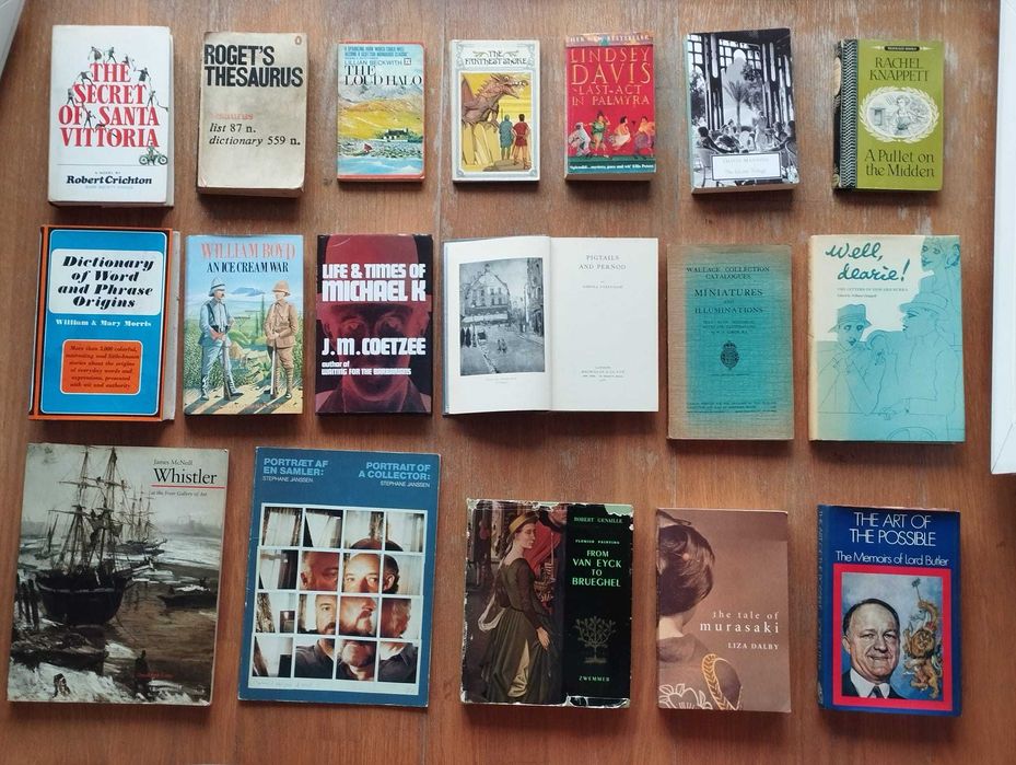 Coleção de livros em inglês