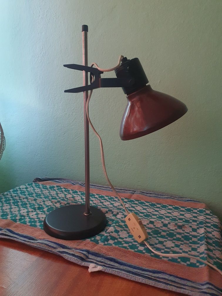 Lampa biurkowa PRL