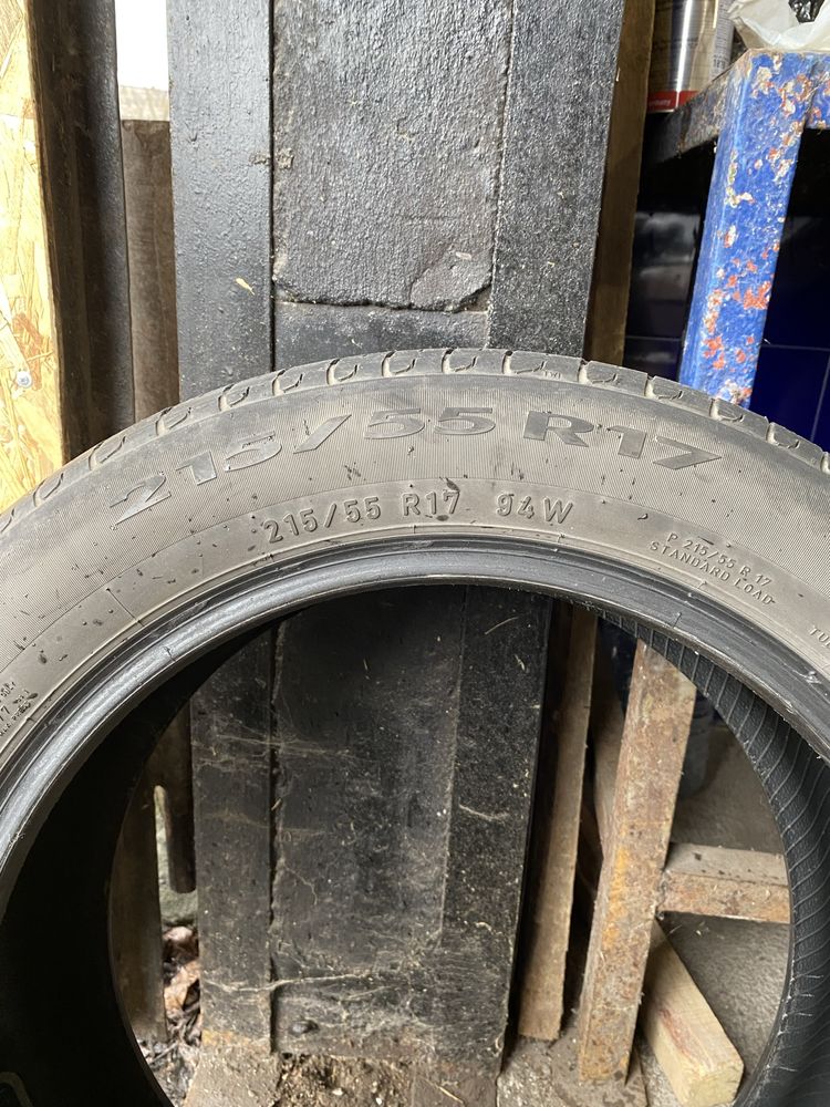 шини   Pirelli cinturato p7 215/55 R17 2018 рік.