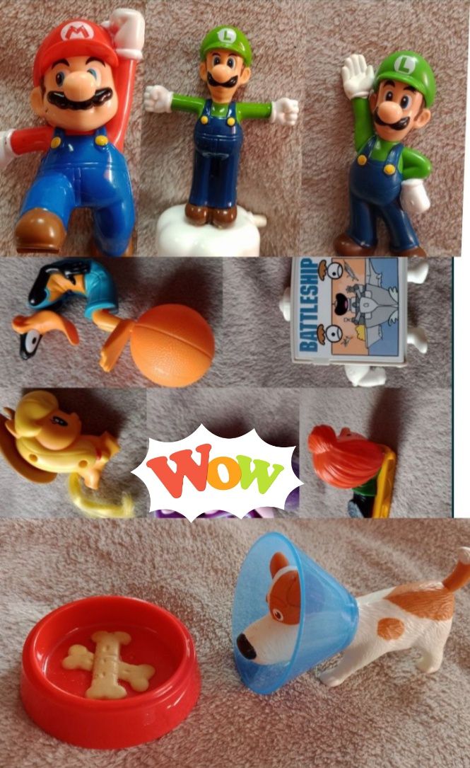Іграшки з Macdonald's Хеппі Мілл Маріо