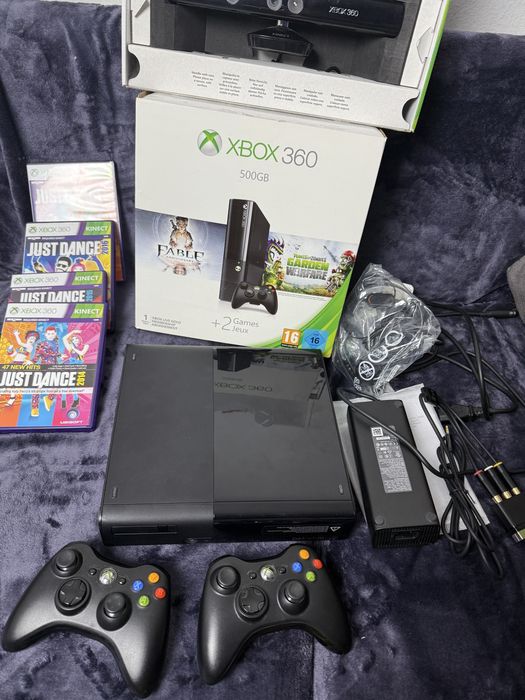 Xbox 360 500GB + Kinect + Just Dance (2014–2017) – idealny na prezent!