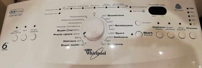 Sprzedam pralkę Whirlpool AWE 6915/P na części.