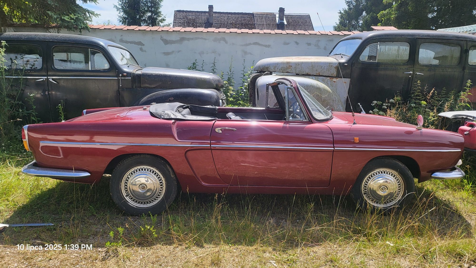 Renault Caravelle 1964 cabrio z miękkim i rwardym dachem