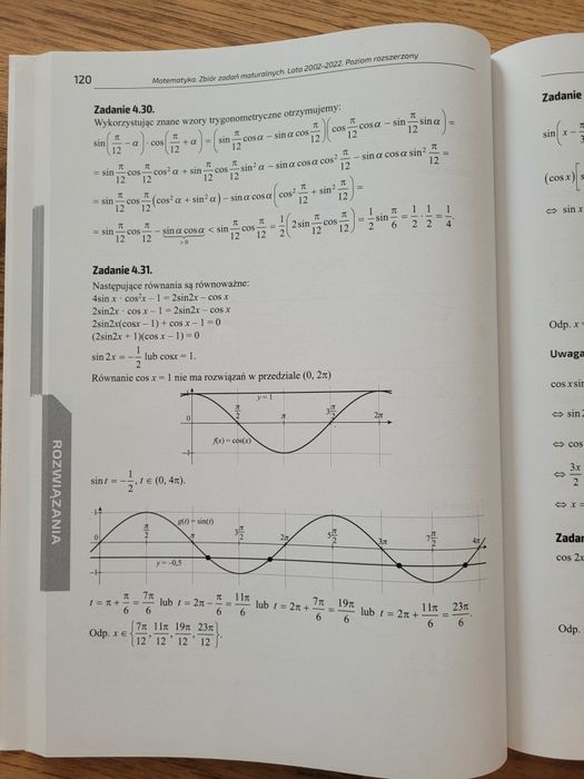 Matematyka, zakres rozszerzony. Zbiór zadań maturalnych. OE Pazdro.