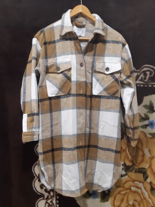 Рубашка тепла в клітку