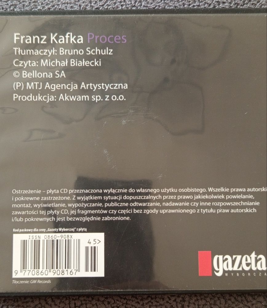 Zbrodnia i kara; Proces; Lektury na MP3