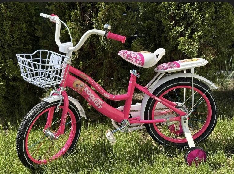 PROMOCJA  389 zł  Rower 16 cali ciemny róż Coolest