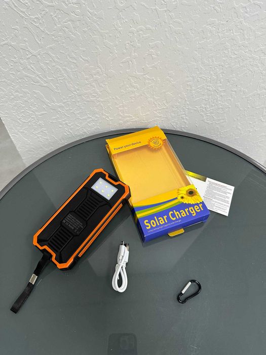 Повербанк на СОНЯЧНІЙ батареї! Power bank на 20.000 mAH. Павер!