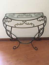 Mesa em latão vintage