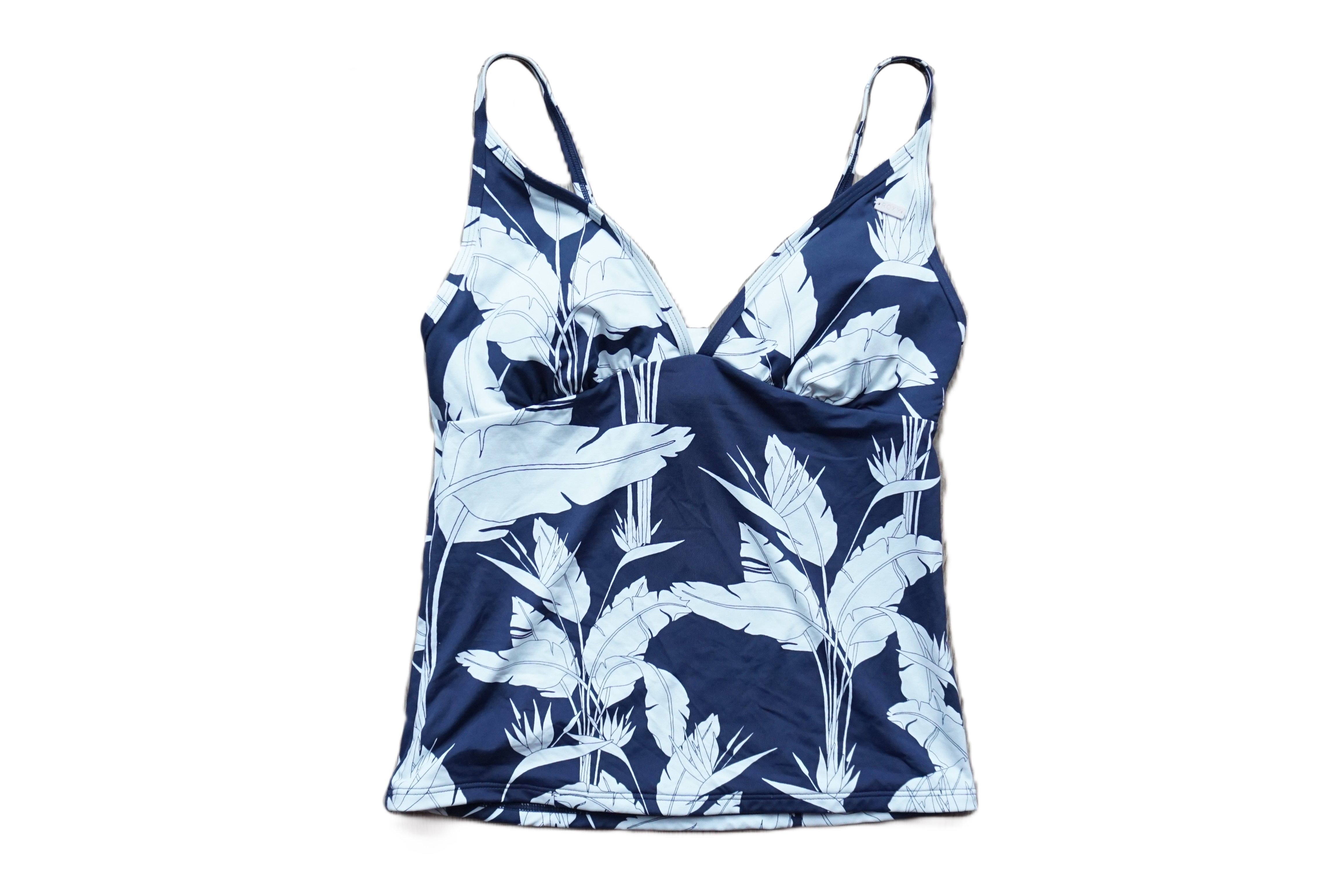 ROXY - Góra od Bikini Tankini Top w Kwiaty r. S