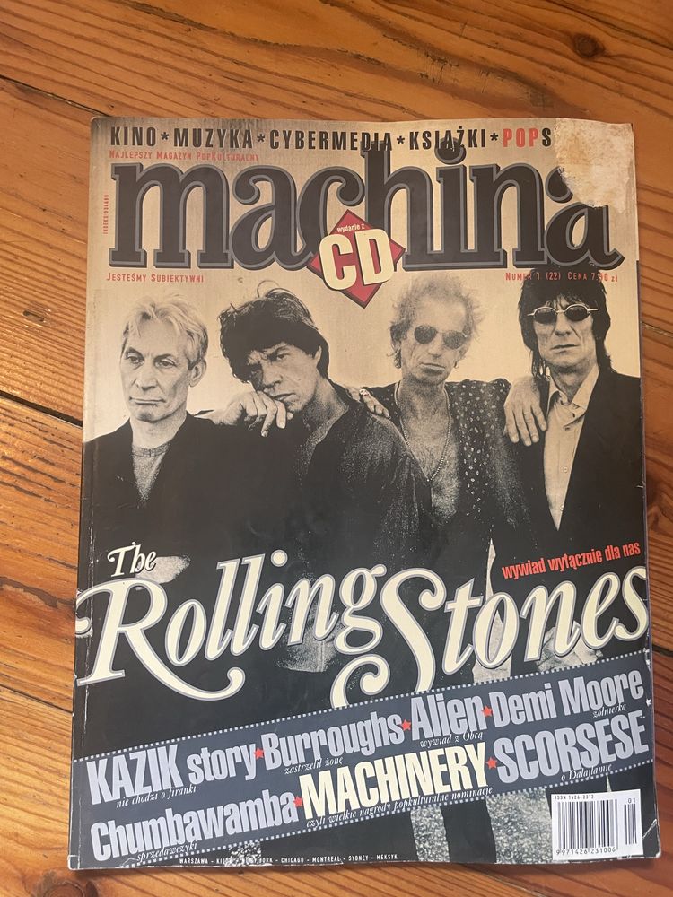 Wszystkie egzemplarze czasopisma „Machina”, rocznik 1998