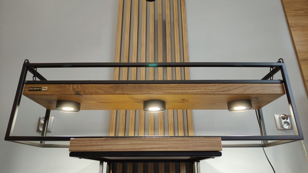 Lampa, kwietnik nad wyspę, podsufitową loft industrial.