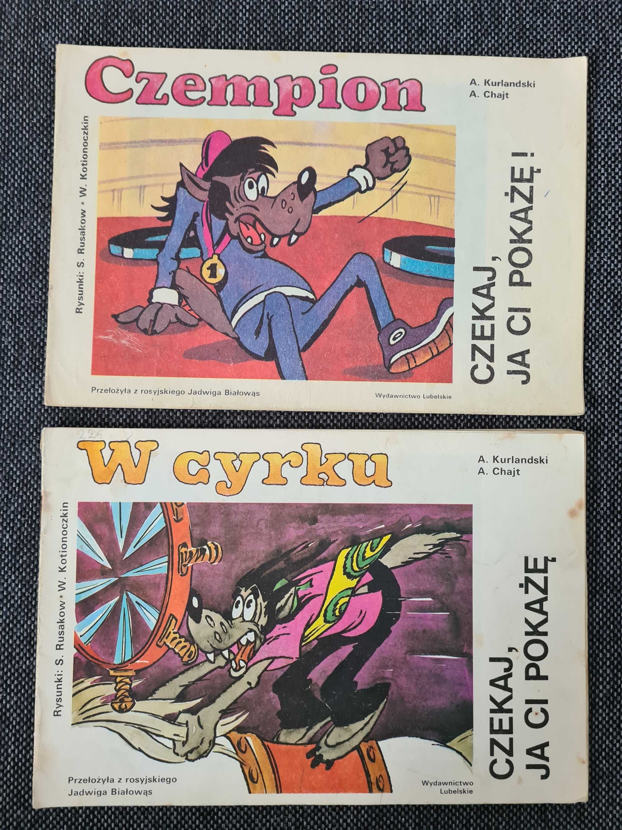Czekaj, ja ci pokażę! Wilk i Zając (x7) A. Kurlandski, A. Chajt