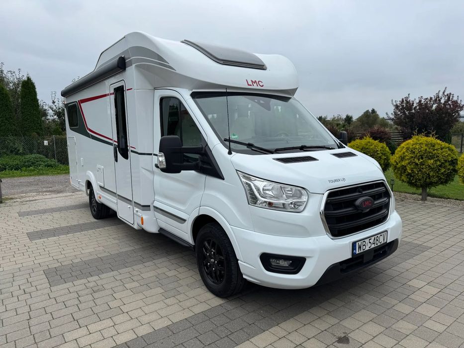 LMC Hymer H664 2023 Jak NOWY piękny kamper półintegra 4os bdb dopos. FV23%  OKAZJA tylko 219 tys/zł netto zimowy/markiza/solar/rowery/navi/TV22