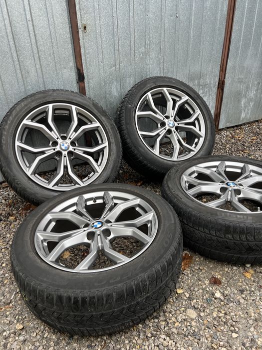 Alufelgi bmw 19 cali 5x112 z oponami zimowymi styling 694 x3 g01 G