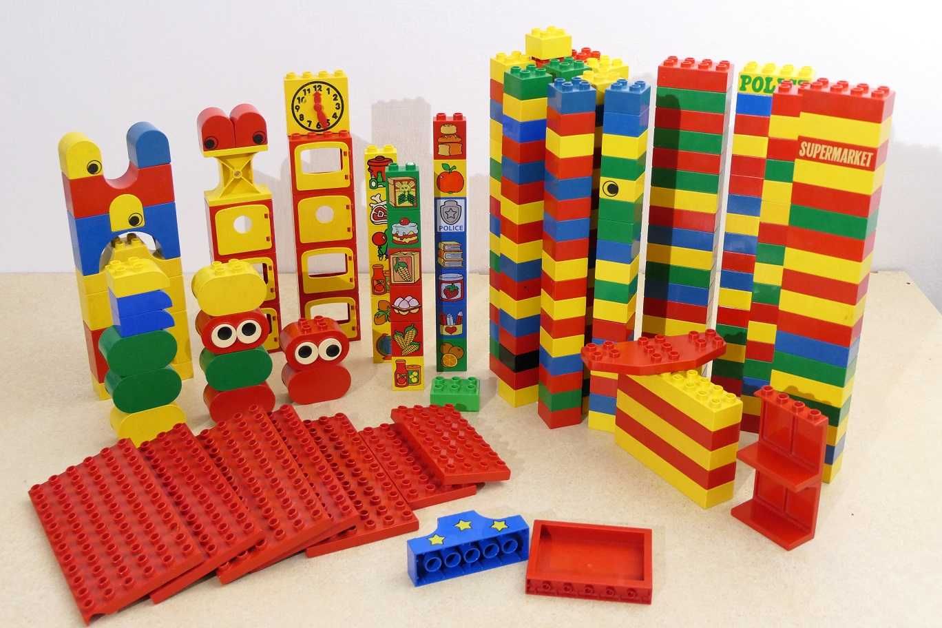 Klocki LEGO DUPLO ok 450 szt. (kolejka, ferma, pojazdy itd)
