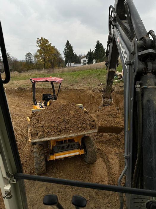 Wynajem wozidła budowlanego 3 tony (wozidło 3 tony)