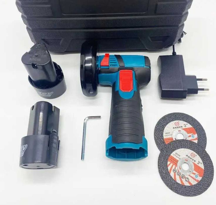 Машинка шлифовальная аккумуляторная, болгарка UKC