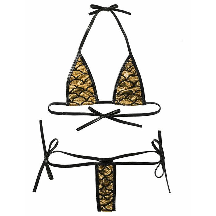 Seksowne micro bikini Brazylijskie wiązane na plażę strój kąpielowy