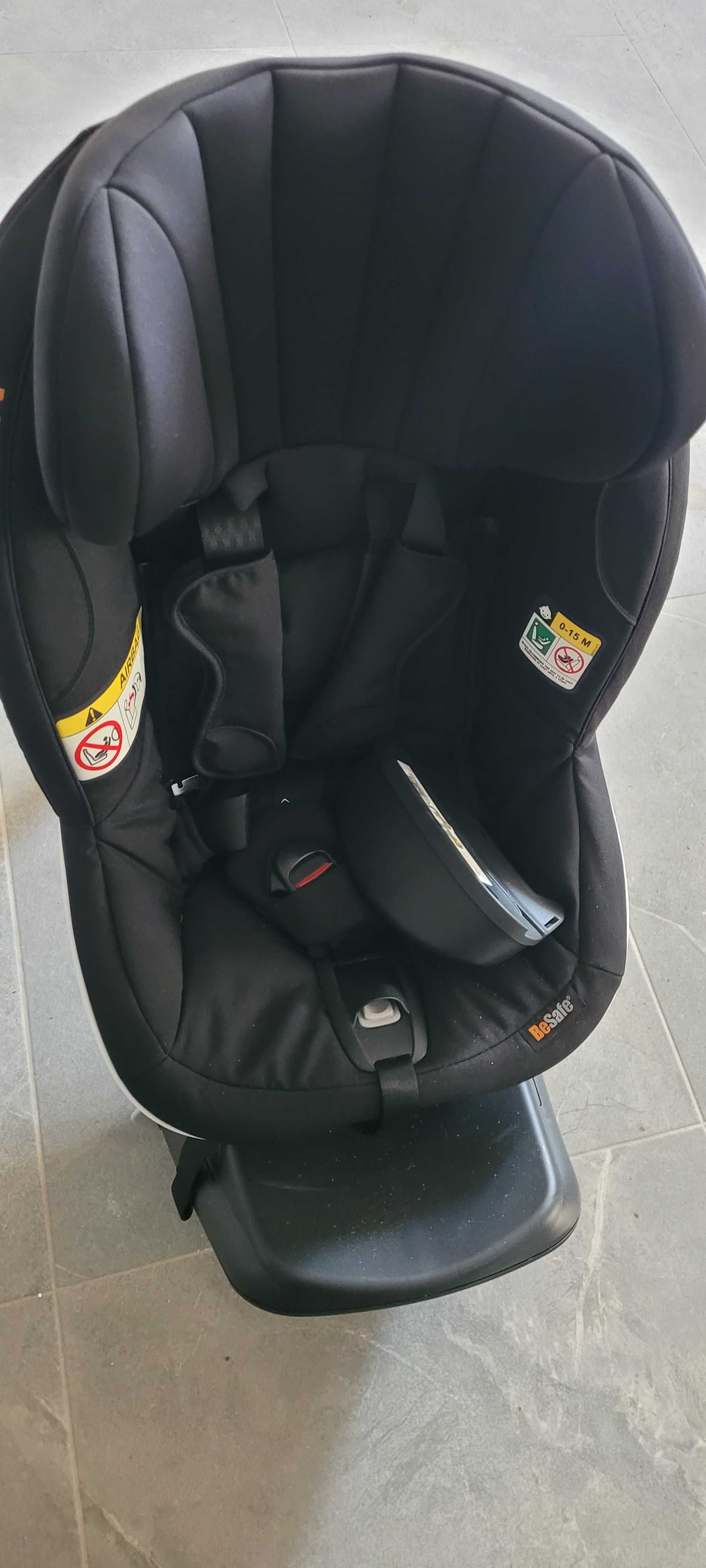 BeSafe iZi Turn i-Size - obrotowy fotelik samochodowy | Czarny CAB