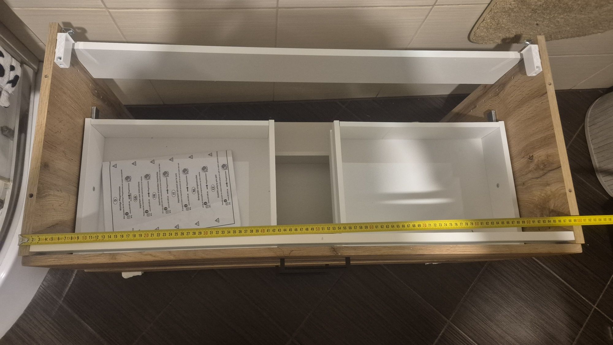 Szafka łazienkowa wisząca 100×45 NOWA! Już zmontowana