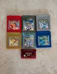 Gry pokemon Nintendo gameboy color advance Ruby crystal red blue